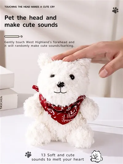 AI Puppy Talking Plush Toy